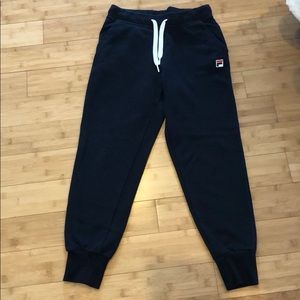 Black Fila Joggers